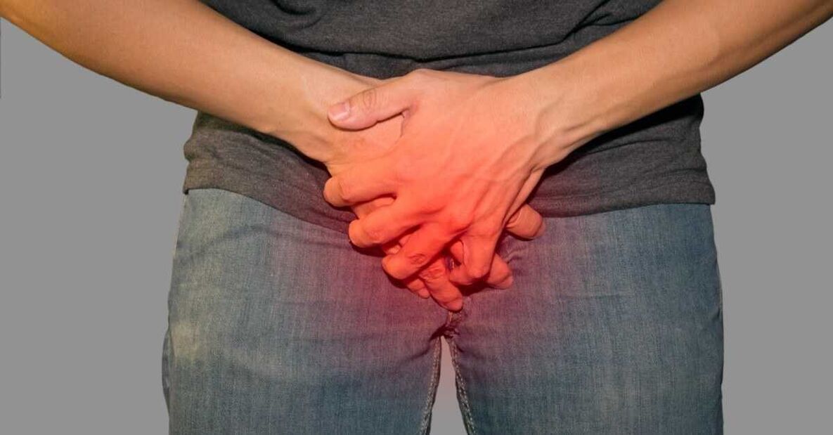 ความเจ็บปวดในขาหนีบในระหว่างการปลดปล่อยทางพยาธิวิทยา